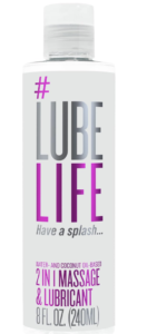 Lube Life 2-in-1 Water & Coconut Oil Based Massage and Lubricant - ModernsexualWellness.Net